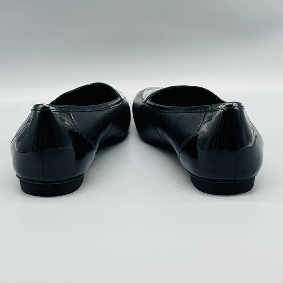 Donald Pliner Shoes Womens 8 Loafer Flats Patent Leather Comfort Work Doris - Picture 8 of 13